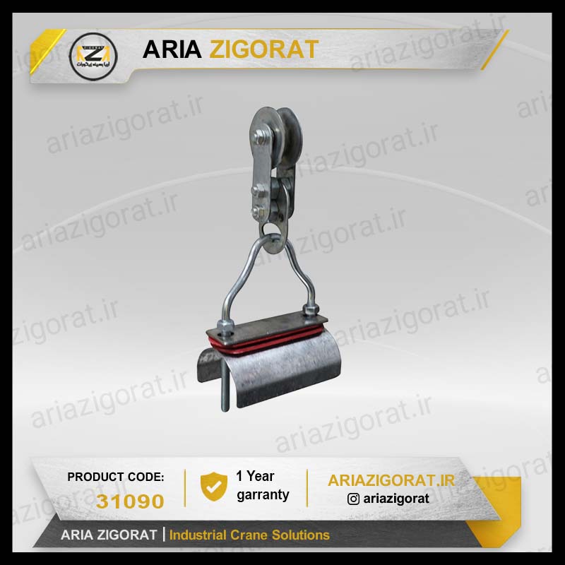 قرقره سیم بکسلی سایز 30 فلزی با یاتاقان زیر و پلاستیکی کابل گرد و تخت ، نوع قرقره معمولی و بشقابی 